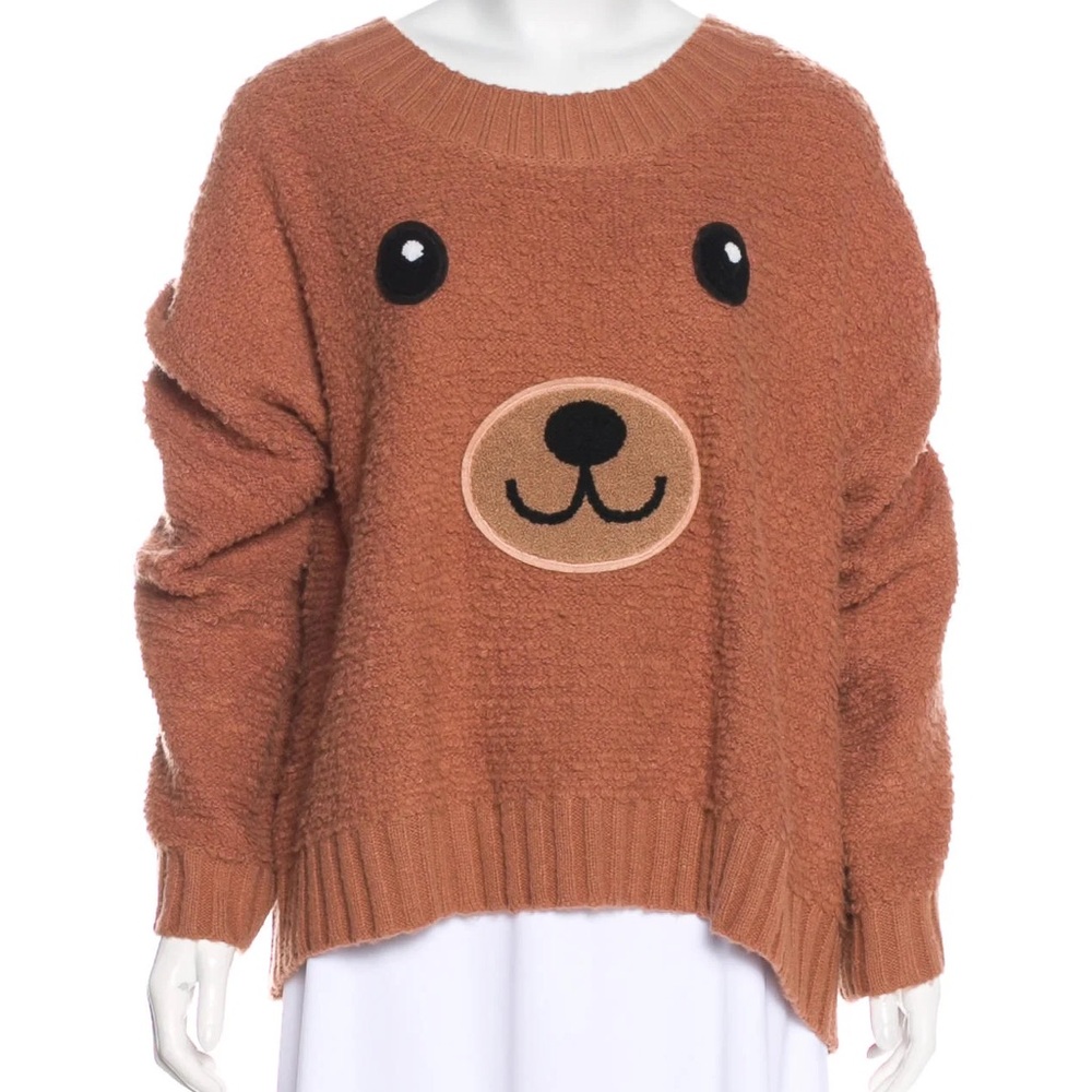 Wildfox Cozy Brown Bear Sweater